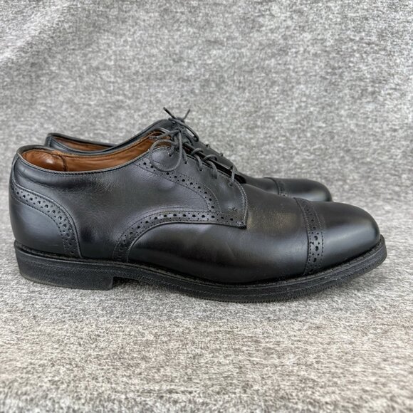 ✅Allen Edmonds Model 3408 Benton Black Leather Cap Toe Oxford Shoes Men\'s 11N main image 11